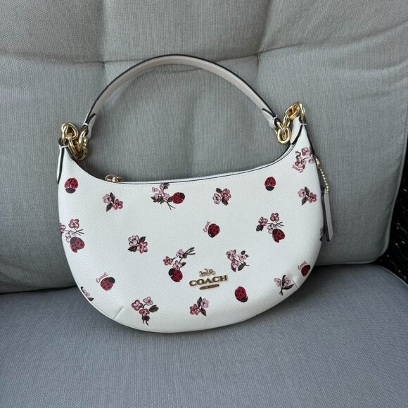 NWT COACH Mini Payton With Ladybug Floral Print CU268 - Picture 1 of 4